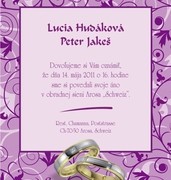 Svadobné oznámenia vzor SVA-101