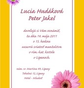 Svadobné oznámenia vzor SVA-105