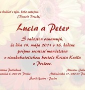 Svadobné oznámenia vzor SVA-12