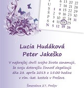 Svadobné oznámenia vzor SVA-151