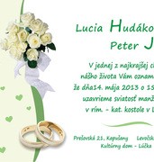 Svadobné oznámenia vzor SVA-174