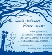 Svadobné oznámenia vzor SVA-184