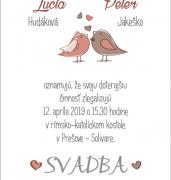 Svadobné oznámenia vzor SVA-19