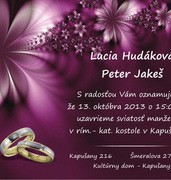 Svadobné oznámenia vzor SVA-204