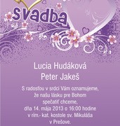 Svadobné oznámenia vzor SVA-207