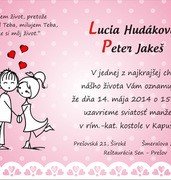 Svadobné oznámenia vzor SVA-234