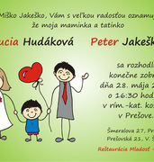 Svadobné oznámenia vzor SVA-280