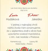 Svadobné oznámenia vzor SVA-406