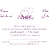 Svadobné oznámenia vzor SVA-7